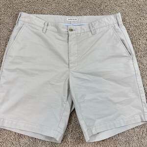 Peter Millar Shorts Mens 34 Performance Stretch Modal Chino Golf Casual EUC